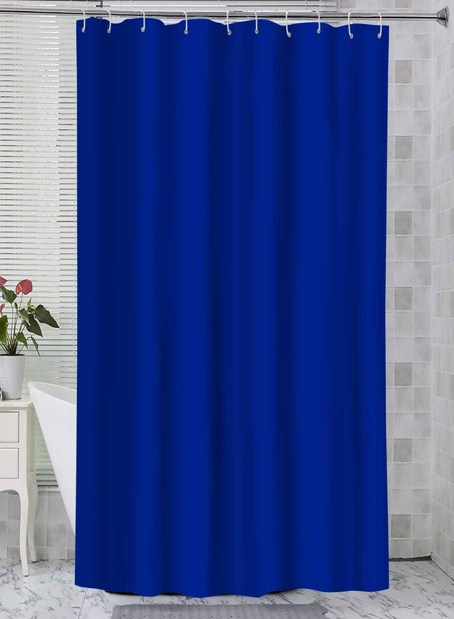 NTETSN Classic Royal Blue Shower Curtain, Solid Color Bathroom Curtain 60 X 72 Inches - Image 1