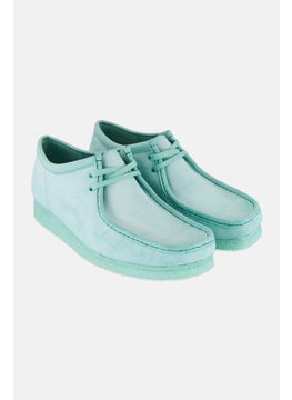 clarks Men Lace Up Casual Shoes, Mint Green  - Image 1