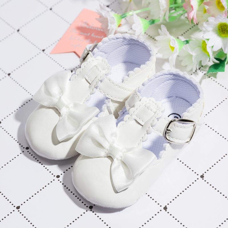 أحذية بنات للأطفال من 0-1 سنة الأكثر مبيعًا، أحذية أميرة لامعة متلألئة، ناعمة وغير قابلة للانزلاق، أحذية للأطفال - Image 3