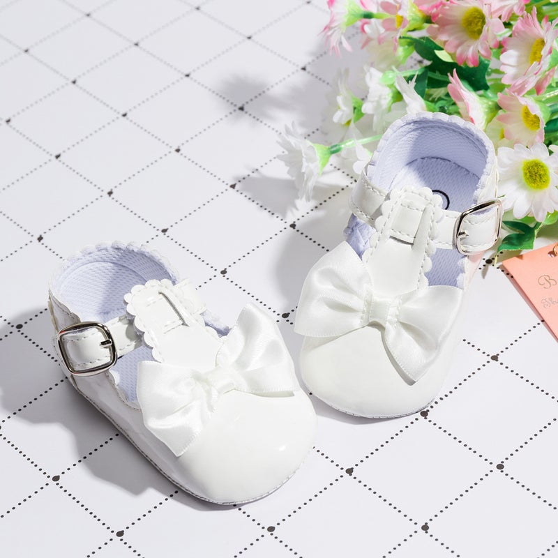 أحذية بنات للأطفال من 0-1 سنة الأكثر مبيعًا، أحذية أميرة لامعة متلألئة، ناعمة وغير قابلة للانزلاق، أحذية للأطفال - Image 4