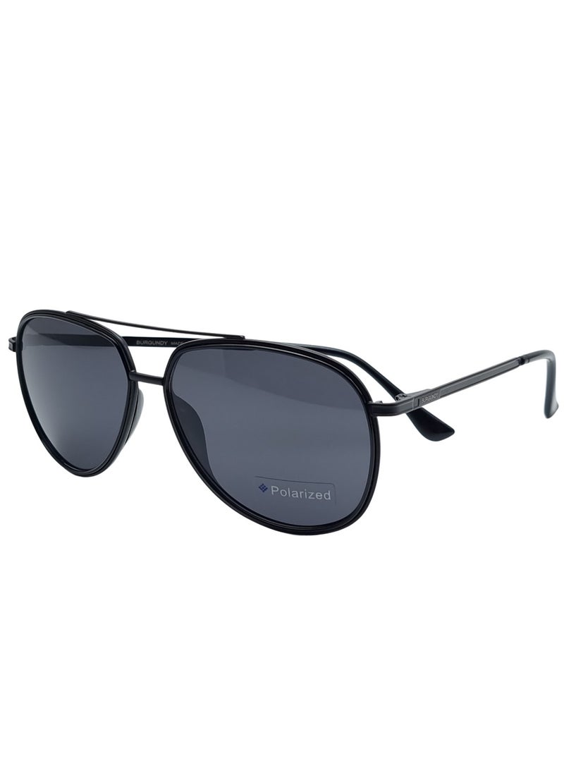 BURGUNDY BURGUNDY Men Aviator Sunglasses  - Image 1