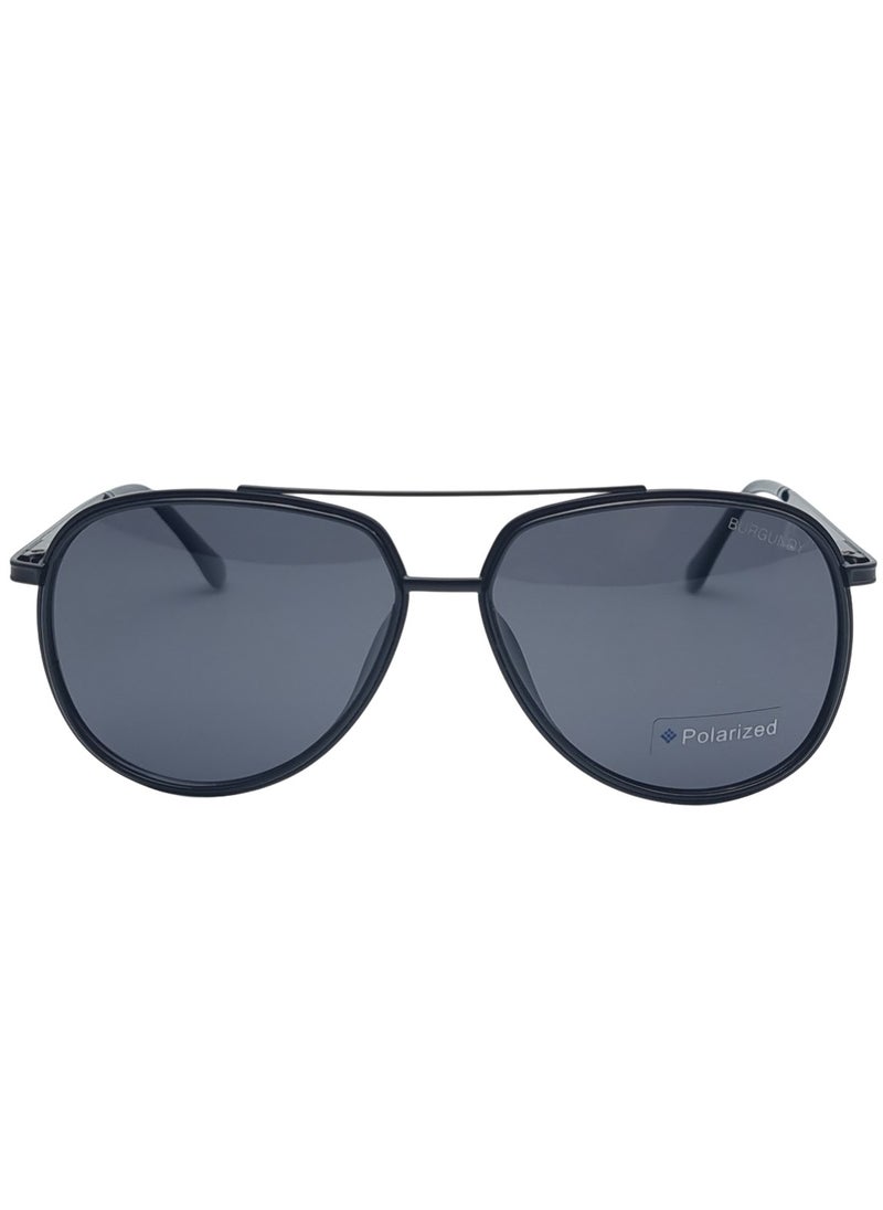 BURGUNDY BURGUNDY Men Aviator Sunglasses  - Image 2