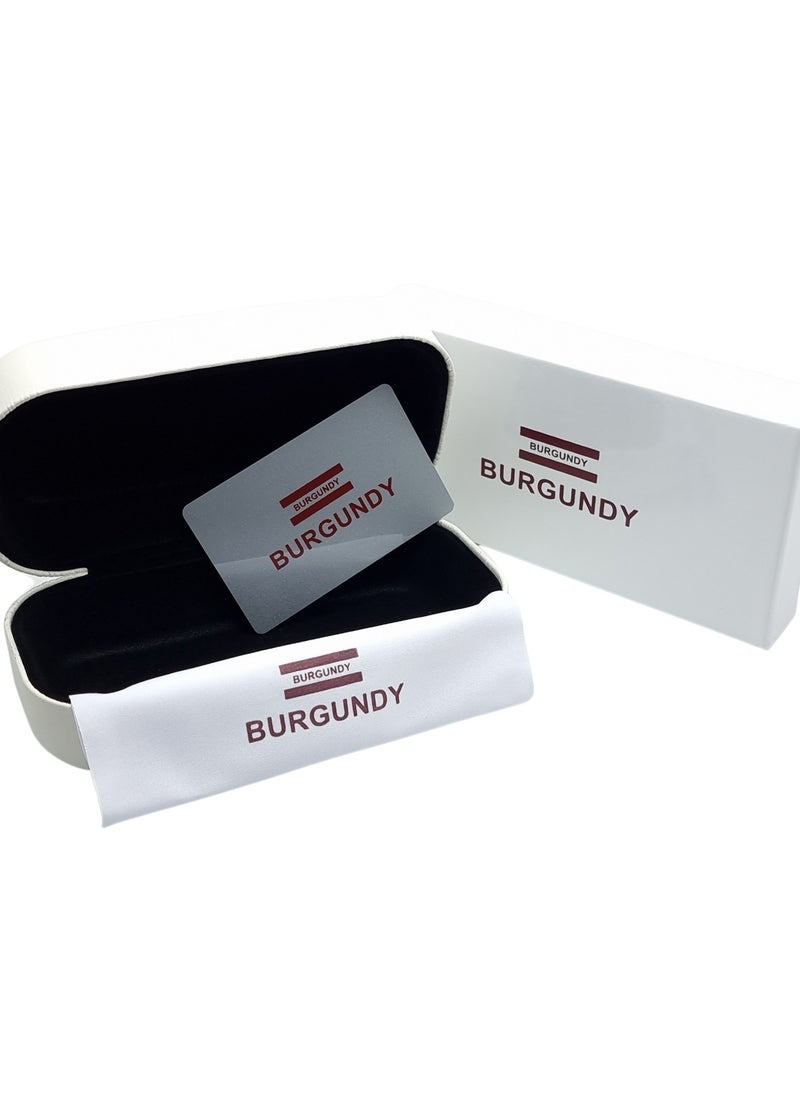 BURGUNDY BURGUNDY Men Aviator Sunglasses  - Image 4