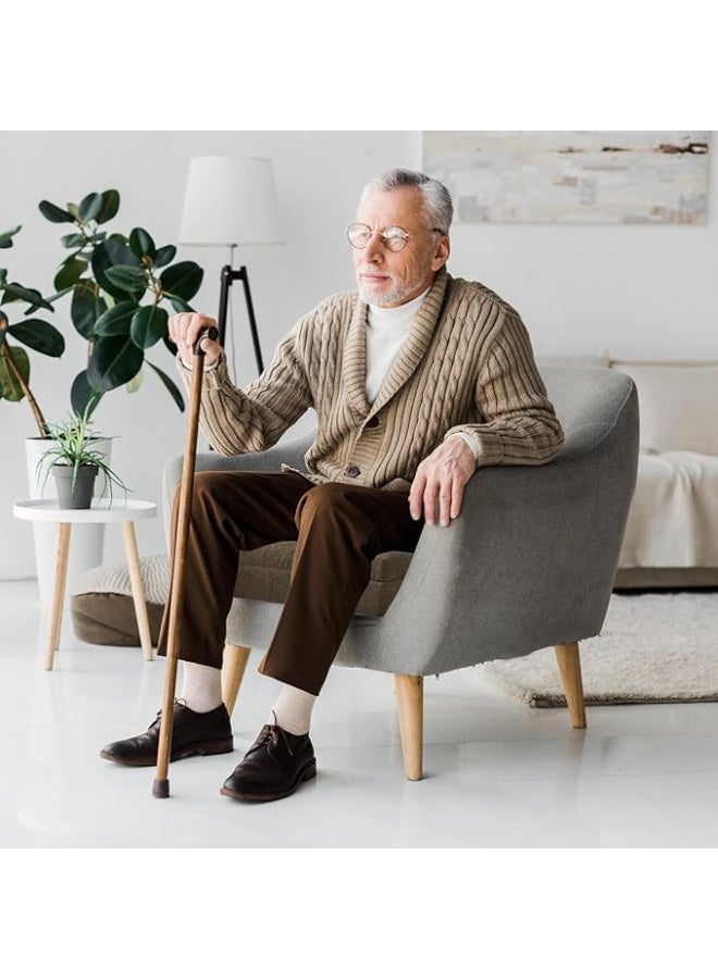 TANYOO Recliner Cushion Dual Layer Fillings Chair Cushion for Elderly 20”x20”x5” Extra Large Seat Cushion for Chair Thick and Supportive Chair Pad for Armchairs Pain & Pressure Relief Brown - Image 5