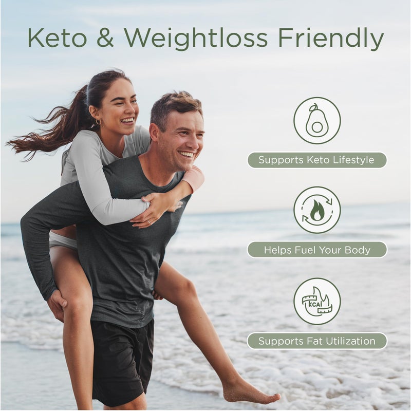 Keppi Keto MCT Oil - Flavorless C8 and C10, Non-GMO, Certified Gluten-Free, Palm Oil Free, Vegan, Kosher, Halal, 32 oz Coconut Oil - Image 5