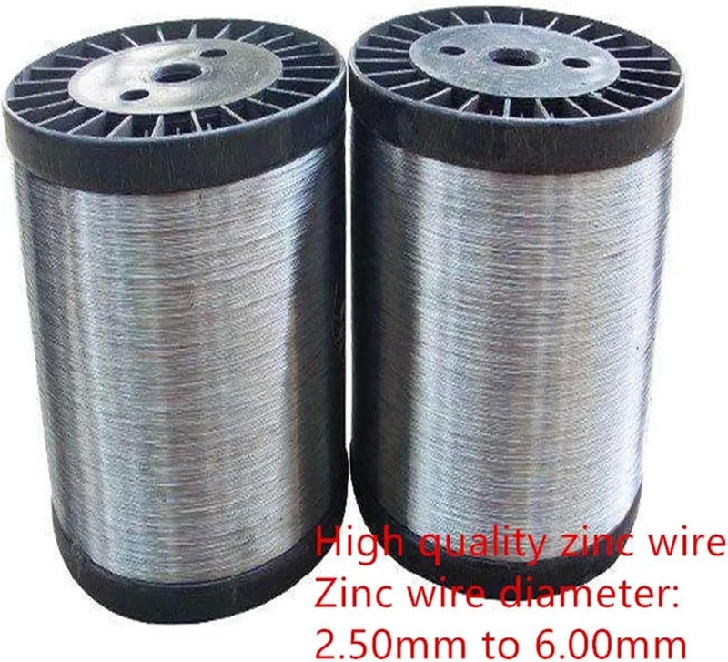 1Pcs Pure Zinc Wire Metallic Material Experimental Study Zinc Wire Zn Wire Diameter 0.4-6mm Length 2.5m 3m 4m for Industry Lab(Dia2.5mmx1meter 1pcs) - Image 3