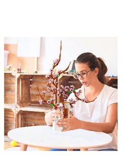 Y&D Building Blocks Kits for Adults Cherry Blossom Plant Home Decor Flower Bouquet Sets Compatible with Lego 750 Pcs Beautiful Artificial Gift Friends Women Girls  - Image 4