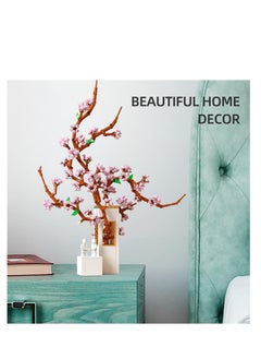 Y&D Building Blocks Kits for Adults Cherry Blossom Plant Home Decor Flower Bouquet Sets Compatible with Lego 750 Pcs Beautiful Artificial Gift Friends Women Girls  - Image 3