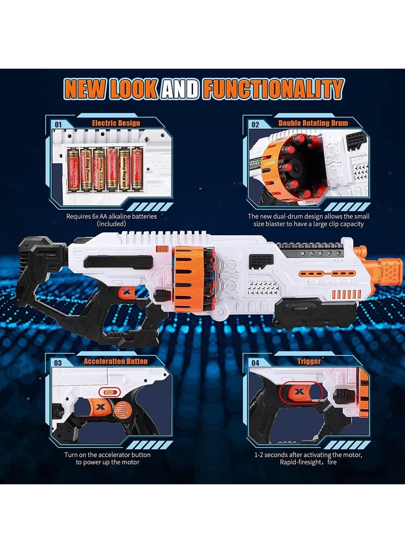 Soft Manual Automatic Toy  With 120 Arrows Super Shoot Shooting Toys For Kids With Scope - Image 3
