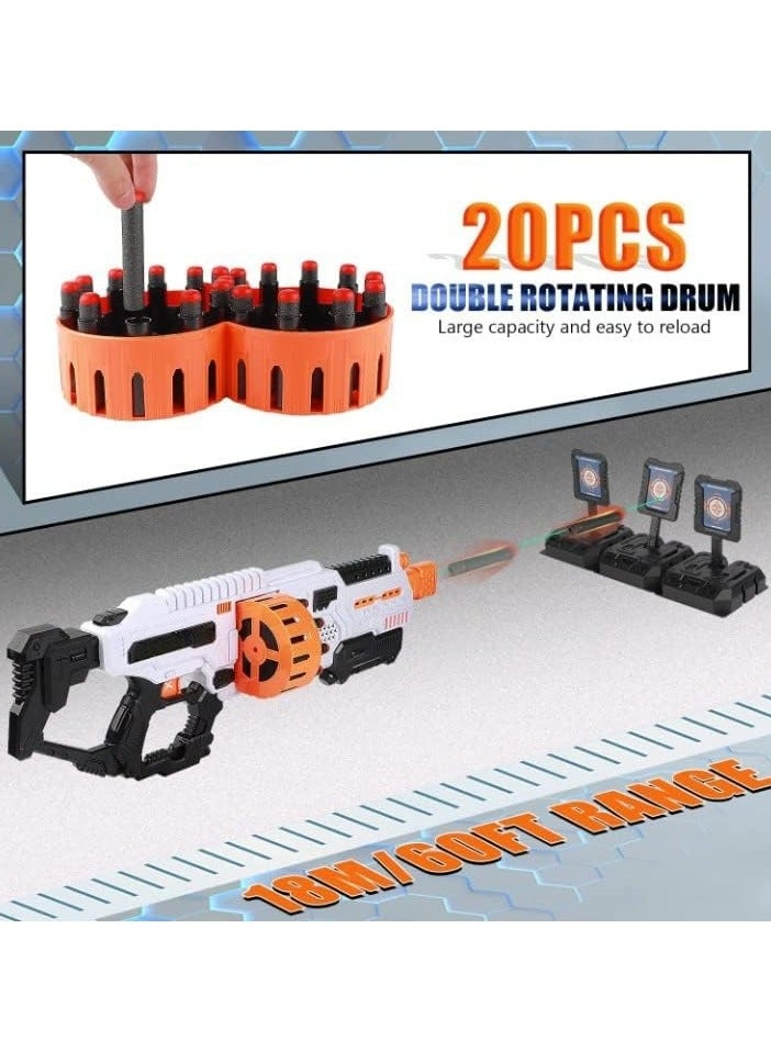 Soft Manual Automatic Toy  With 120 Arrows Super Shoot Shooting Toys For Kids With Scope - Image 5