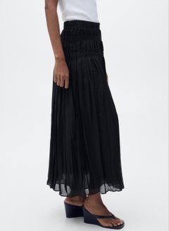 MANGO Gathered Midi Skirt  - Image 1