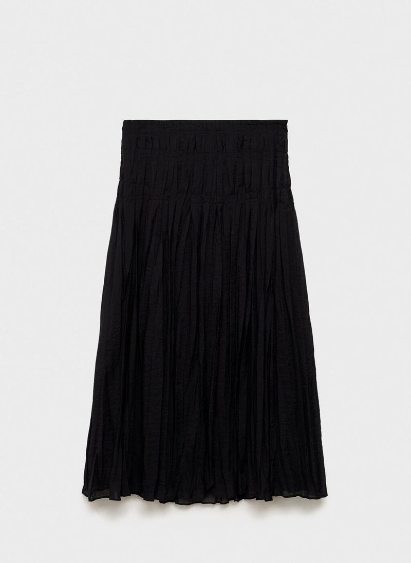 MANGO Gathered Midi Skirt  - Image 5