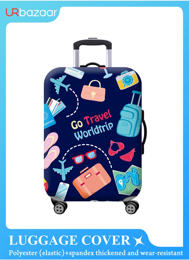 URbazaar - Elastic Travel Luggage Cover Travel Suitcase Protective Cover for Trunk Case Apply to 18-30 inch luggage Suitcase Cover - Image 1