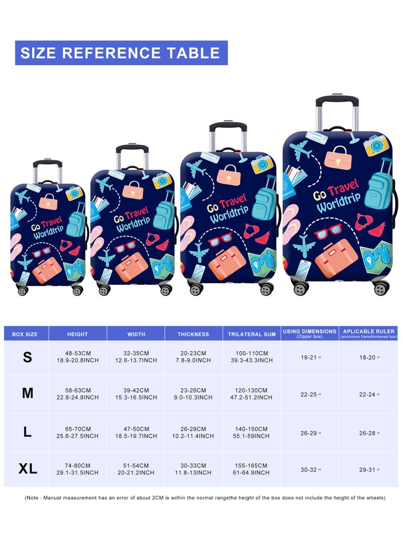 URbazaar - Elastic Travel Luggage Cover Travel Suitcase Protective Cover for Trunk Case Apply to 18-30 inch luggage Suitcase Cover - Image 1