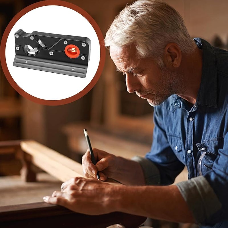 Kisangel Wood Chamfer Plane Hand Planer with Sharp Blade for Precise Edge Trimming Smooth Woodworking DIY Projects - Image 4