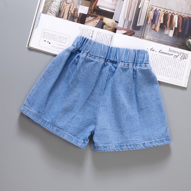 Children'S Wear Denim Shorts Manufacturers Korean Version Of Girls Shorts Summer Shorts Thin Girls Pants New - Image 4