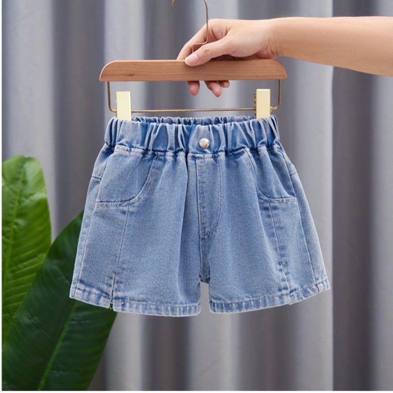 Children'S Wear Denim Shorts Manufacturers Korean Version Of Girls Shorts Summer Shorts Thin Girls Pants New - Image 1