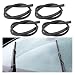 LHDOS 4PCS Car Frameless Windshield Wiper Blade Refills 2547 DIY Adjustable Size Window Boneless Insert Rubber Silicone Strip Universal Replacement for Vehicles SUVs Trucks - Image 2