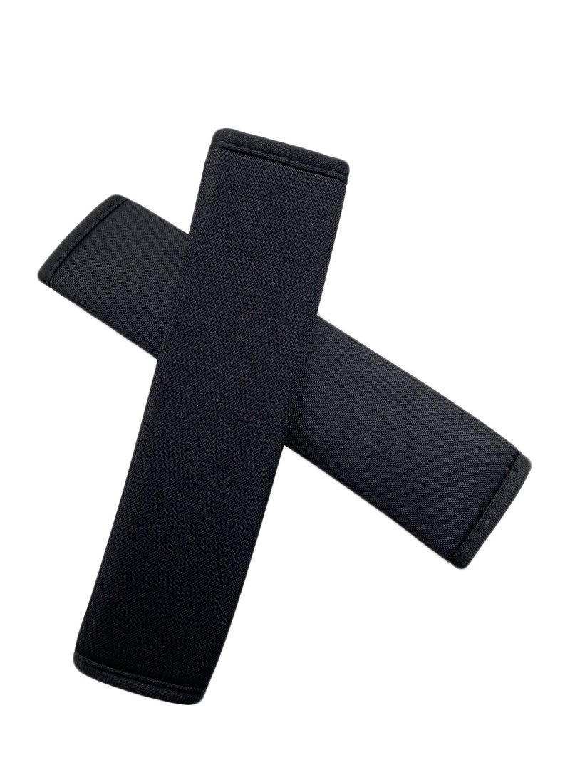 Generic 2 PCS Car Seat Belt Pads Cover Soft Seat belt Shoulder Pad Safety Belt Strap Shoulder Pad Comfortable Ice Silk Fabric(Black) - Image 4