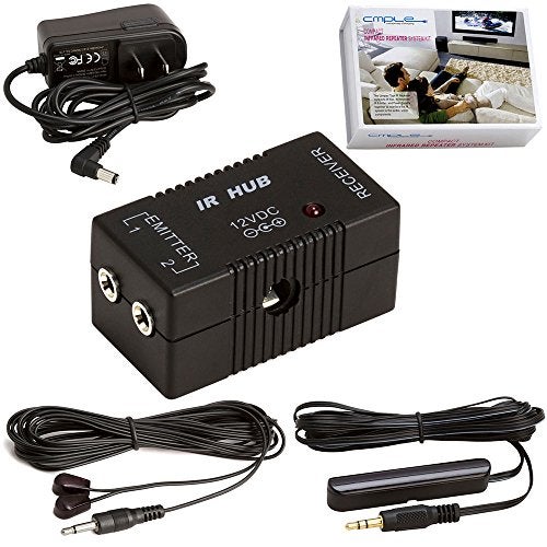 Cmple - Compact Premium Remote Control Repeater IR Infrared Repeater Kit System IR Emitters Extender - Image 1