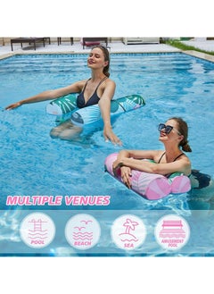 CMGTYYD 2 Piece Pool Hammock - 360° Immersive Water Lounge, Pool Float Multifunctional 4-in-1 Pool Floating Lounger Portable Pool Raft Lounger Toys for Adults Saddle, Lounger, Hammock, Drifter  - Image 5