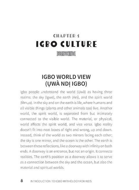 Introduction To Igbo Mythology For Kids: A Fun Collection of Heroes, Creatures, Gods, and Goddesses in West African Tradition