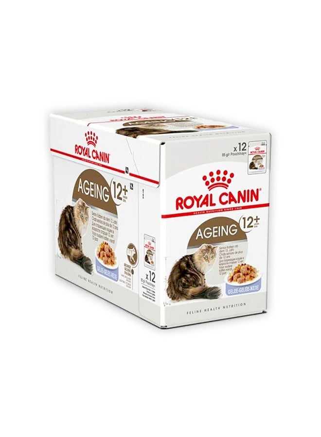 رويال كانين تغذية صحة القطط +12 جيلي (طعام رطب) - Image 2