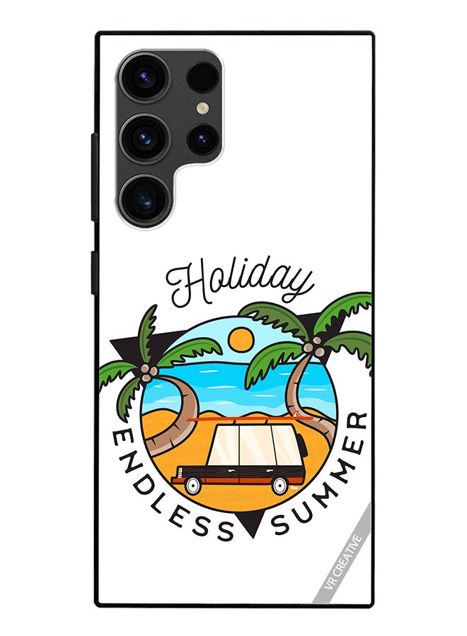 VR CREATIVE Protective Case Cover For Samsung Galaxy S24 Ultra Endless Summer Design Multicolour - Image 1