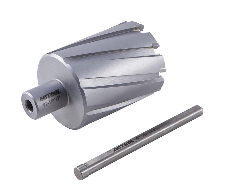 ACTOOL 2-1/8'' Diameter x 2'' Depth of Cut Carbide Tipped TCT ANNULAR Cutter with 3/4'' Weldon Shank - Image 3