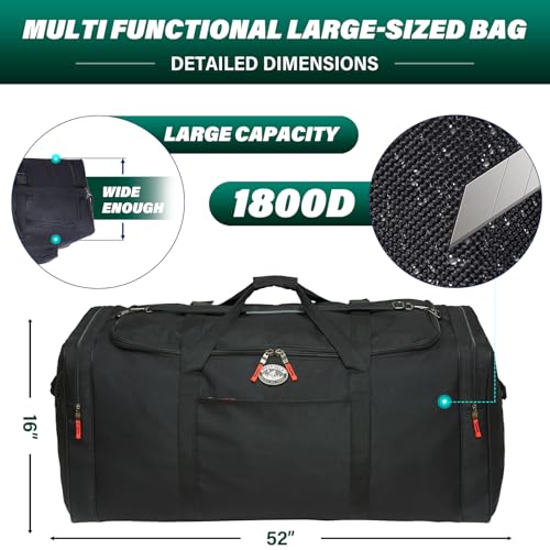 Gilbins Camp 1800 Denier Heavy Duty Soft Trunk With Shoulder Strap - Image 2