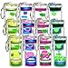 Equsion 12 Pcs Liquid Keychains Motion Bubbler Sensory Toys Liquid Timers End of Year Student Gifts Vibrant Color - Image 2