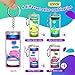 Equsion 12 Pcs Liquid Keychains Motion Bubbler Sensory Toys Liquid Timers End of Year Student Gifts Vibrant Color - Image 4