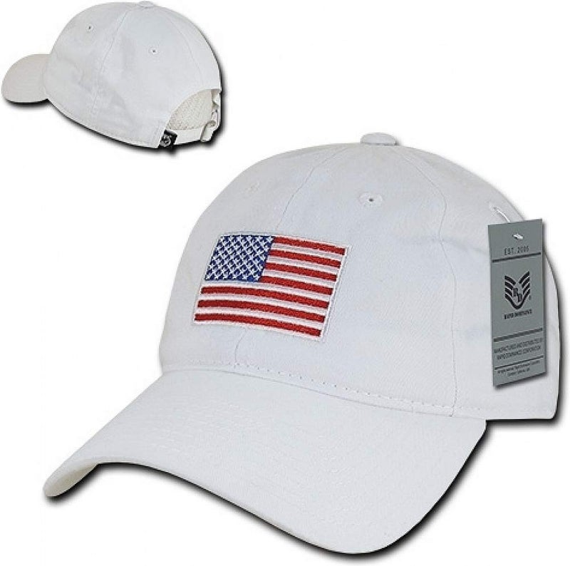 Rapid Dominance Relaxed GraphicCap,OriginalUSAFlag,White - Image 2