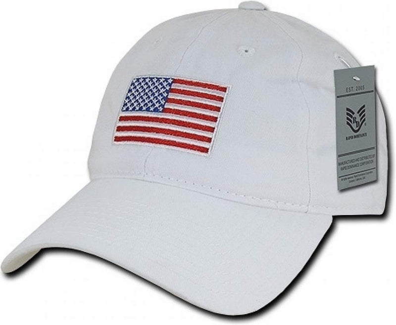Rapid Dominance Relaxed GraphicCap,OriginalUSAFlag,White - Image 1