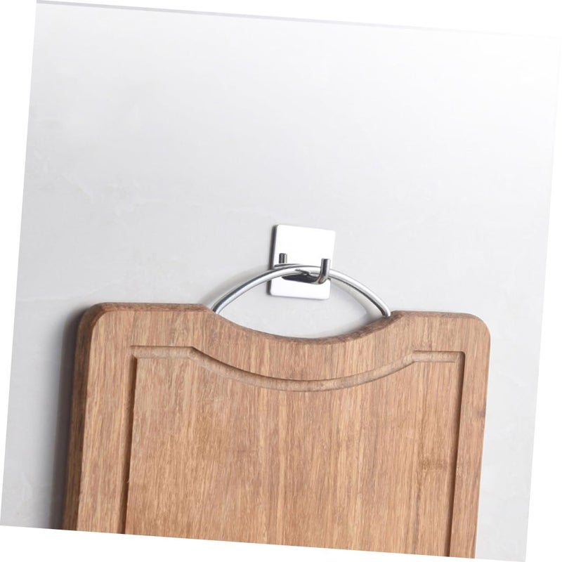 Strong Stainless Steel Adhesive Hooks for Kitchen Wall Hanging Easy Removal - Image 5