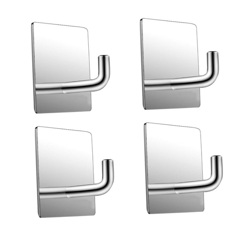 Strong Stainless Steel Adhesive Hooks for Kitchen Wall Hanging Easy Removal - Image 2