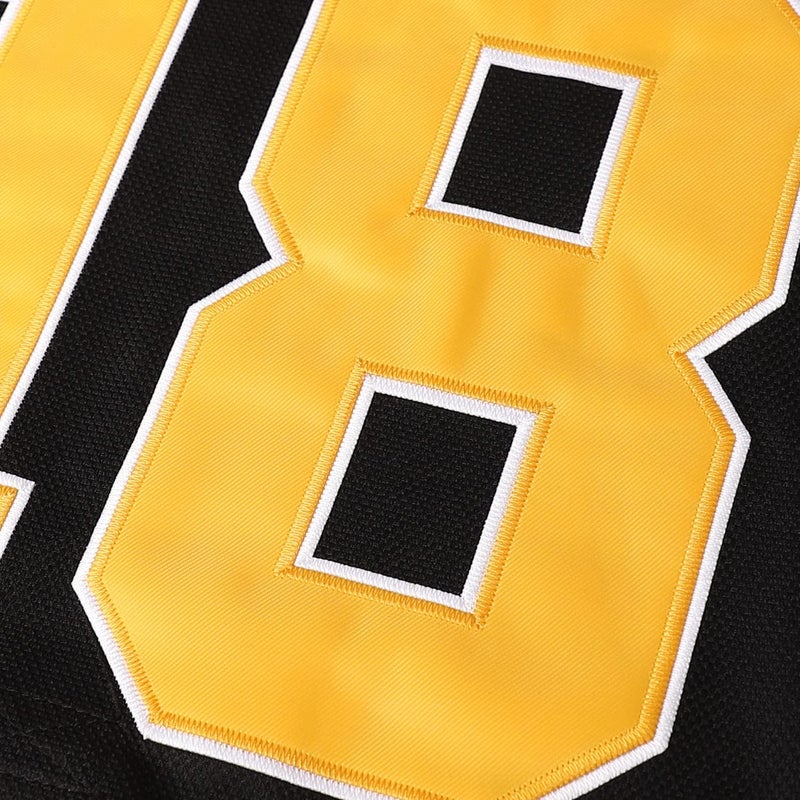 MESOSPERO Happy Gilmore 18 Adam Sandler 1996 Black Ice Hockey Jersey Men - Image 5