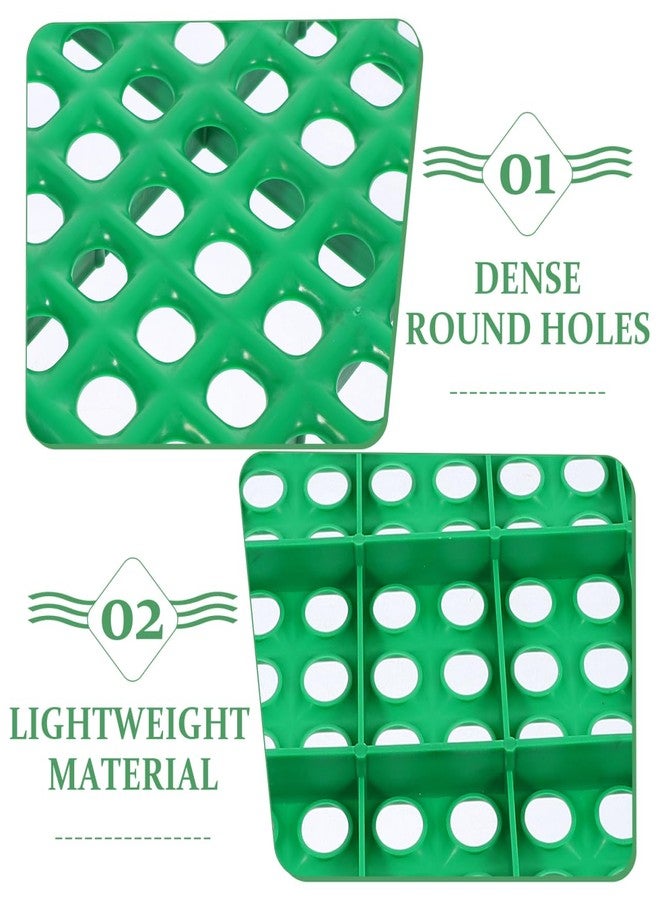 Healeved Rabbit Cage Mat Rabbit Cage Pad Bunny Cage Mat Pet Drainage Mat Pet Cage Bottom Net with Round Holes Cleaning Plate Bunny Cage Accessories - Image 5