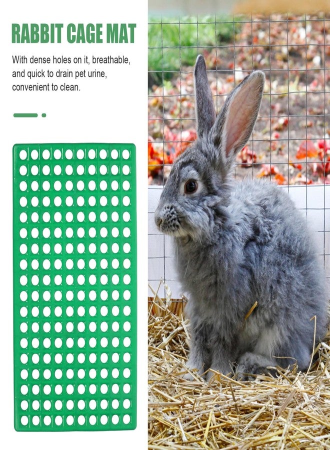 Healeved Rabbit Cage Mat Rabbit Cage Pad Bunny Cage Mat Pet Drainage Mat Pet Cage Bottom Net with Round Holes Cleaning Plate Bunny Cage Accessories - Image 3