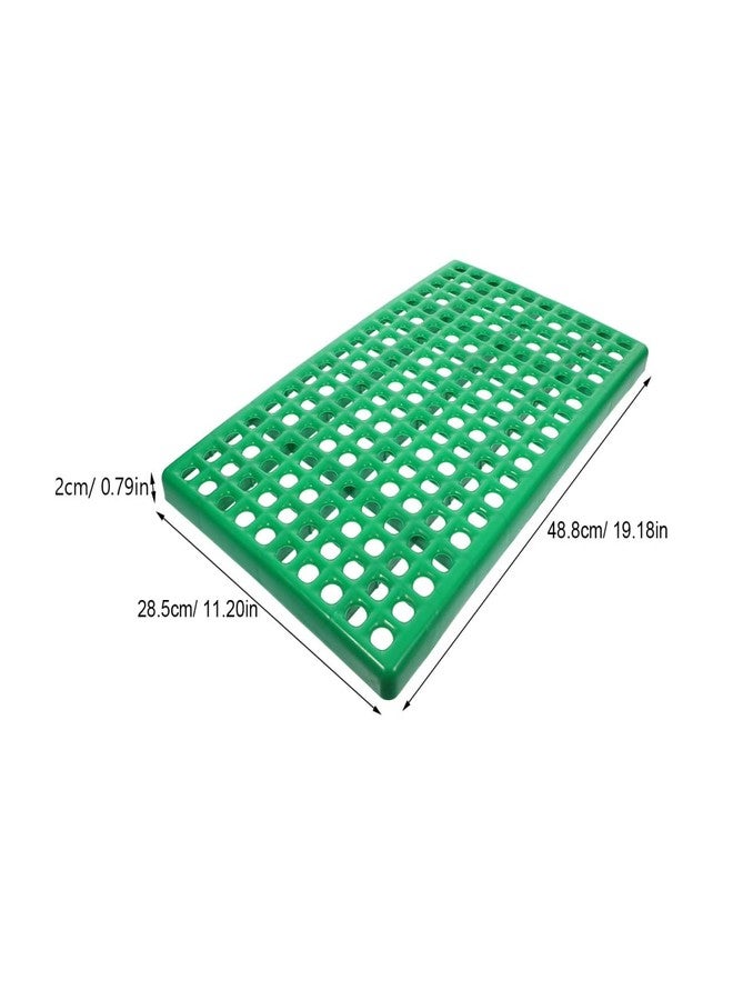 Healeved Rabbit Cage Mat Rabbit Cage Pad Bunny Cage Mat Pet Drainage Mat Pet Cage Bottom Net with Round Holes Cleaning Plate Bunny Cage Accessories - Image 4