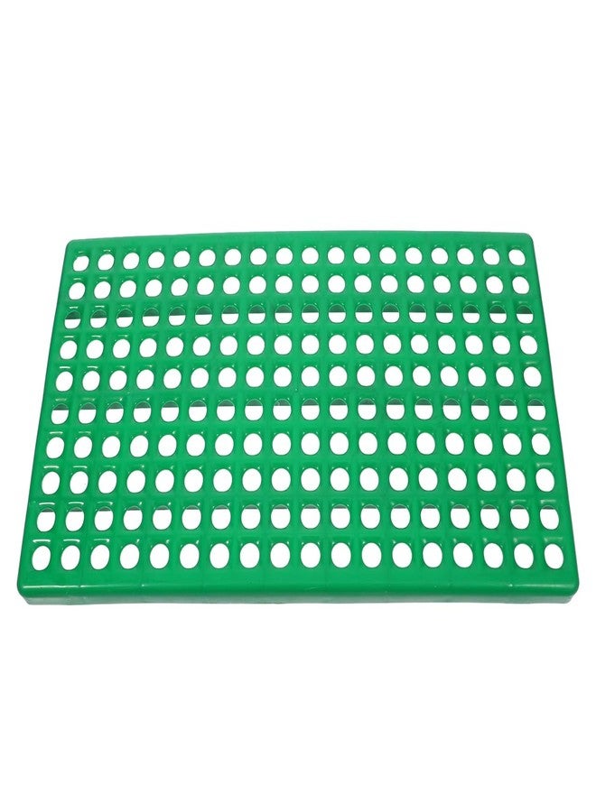 Healeved Rabbit Cage Mat Rabbit Cage Pad Bunny Cage Mat Pet Drainage Mat Pet Cage Bottom Net with Round Holes Cleaning Plate Bunny Cage Accessories - Image 1
