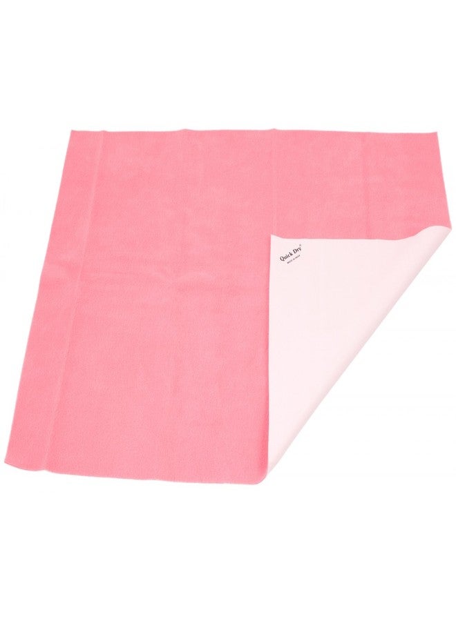 Quick Dry Waterproof Bed Protector Large - Salmon Rose, L - Image 2