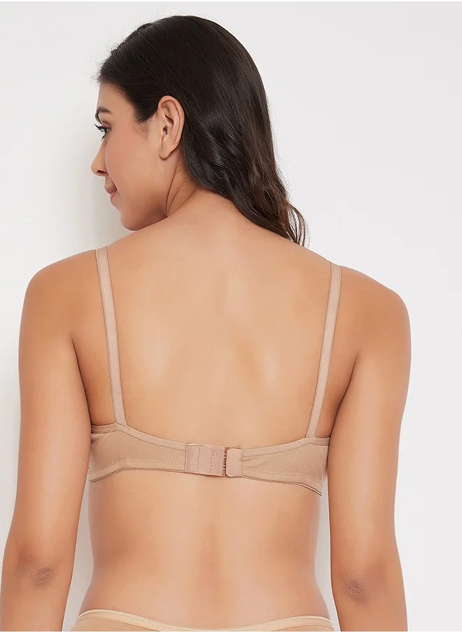 Clovia Clovia Pack of 3 Non-Padded Non-Wired Full Cup T-shirt Bra -Cotton Rich