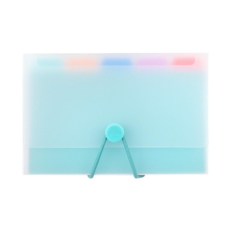 Yoobi Index Card Holder, Flash Cards Organizer, 4 Pack with 3x5 Index Cards, Color Tab Dividers and Blank Sticker Labels in Each Box, 100 College Ruled Notecards Per Case, Office and School Supplies - Image 4
