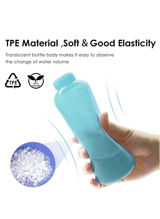 BOUND MOAT Portable Bidet Sprayer Travel Shattaf for Toilet Personal Hygiene Cleaning/Soothing Postpartum Care/Baby Care Travel Bidet With Hand Held Bidet Bottle 500ML (Green Color)  - Image 2