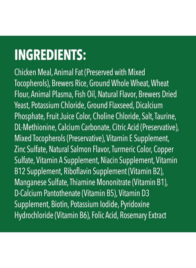 Greenies Feline Smartbites Skin & Fur Health Crunchy and Soft Natural Cat Treats, Salmon Flavor, 4.6 oz. Pouch - Image 4