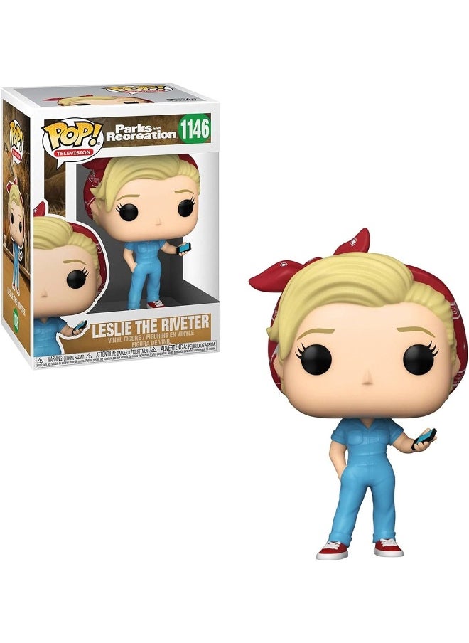 Funko Parks and Recreation Leslie the Riveter Pop! Vinyl Figure  - Image 1