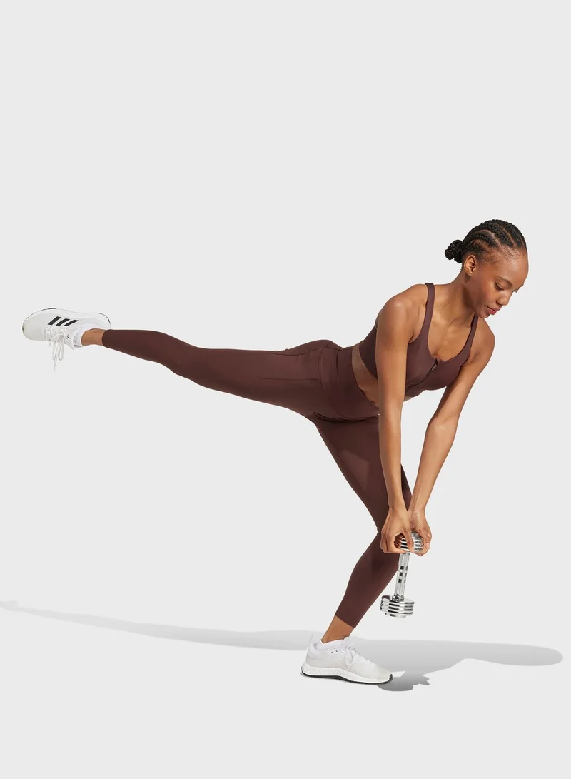 Adidas Luxe High Support Zip Bra