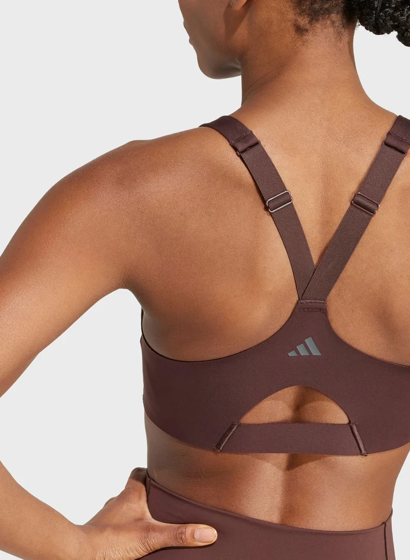 Adidas Luxe High Support Zip Bra