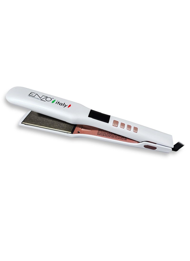 ENZO - Professional hair straightener , salon temperature reaches 1280 degrees Fahrenheit to suit thick hair EN-3990 - Image 1